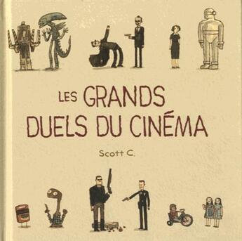 Couverture du livre « Les grands duels du cinéma » de Scott Campbell aux éditions Cambourakis