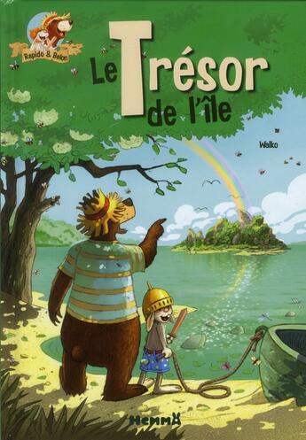 Couverture du livre « Le tresor de l'ile rapido et belon » de Walko aux éditions Hemma