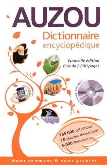 Couverture du livre « Dictionnaire encyclopédique Auzou 2013 » de  aux éditions Philippe Auzou