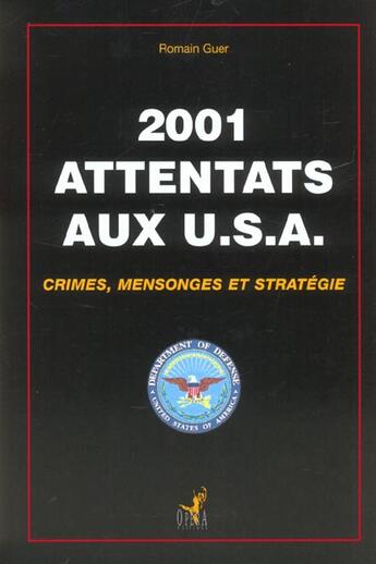 Couverture du livre « Attentats Aux Usa » de Romain Guer aux éditions Editions Opera