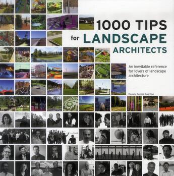 Couverture du livre « 1000 tips for 100 landscape architects » de  aux éditions Loft Publications