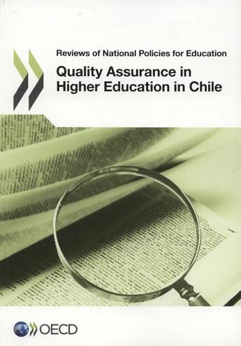 Couverture du livre « Quality assurance in higher education in Chile 2013 ; reviews of National Policies for Education » de  aux éditions Ocde