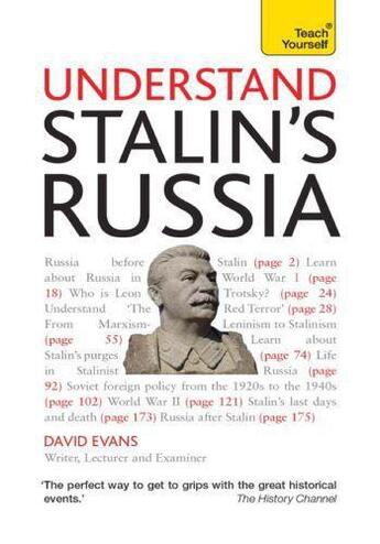 Couverture du livre « Understand Stalin's Russia: Teach Yourself Ebook » de David Evans aux éditions Hodder Education Digital