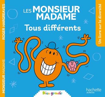 Couverture du livre « Tous différents » de Roger Hargreaves aux éditions Hachette Jeunesse