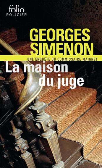 Couverture du livre « La maison du juge » de Georges Simenon aux éditions Folio