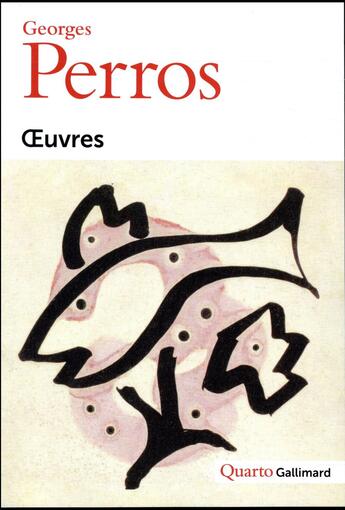 Couverture du livre « Oeuvres » de Georges Perros aux éditions Gallimard