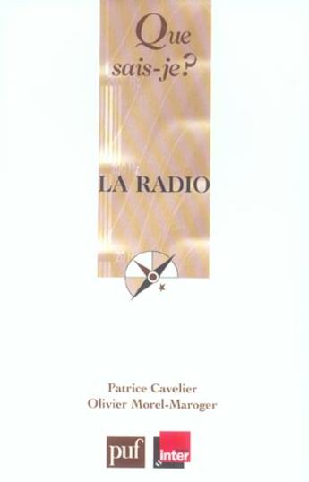 Couverture du livre « Radio (la) » de Cavelier/Morel-Marog aux éditions Que Sais-je ?