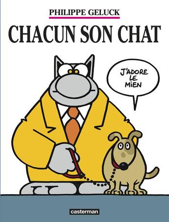 Couverture du livre « Le Chat Tome 21 : chacun son Chat » de Philippe Geluck aux éditions Casterman
