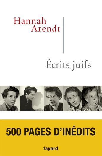 Couverture du livre « Écrits juifs » de Hannah Arendt aux éditions Fayard