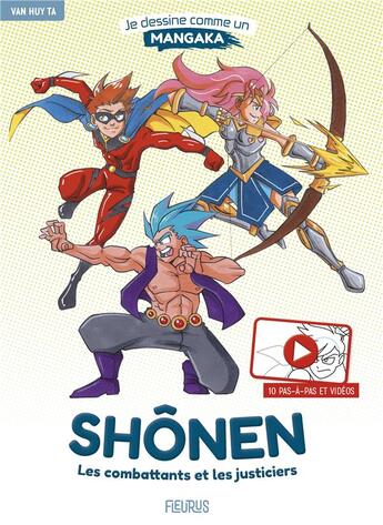 Couverture du livre « Shonen ; les combattants et les justiciers » de Van Huy Ta aux éditions Fleurus