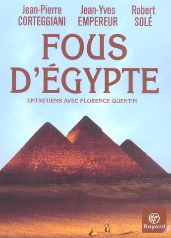 Couverture du livre « Fous d'egypte » de  aux éditions Bayard