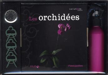 Couverture du livre « Les orchidees - le coffret » de Pascal Descourvieres aux éditions Solar