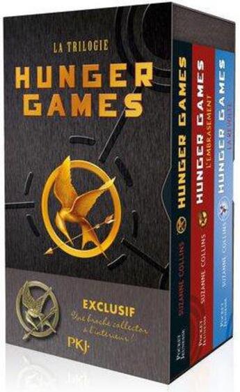 Couverture du livre « Hunger games : coffret Tomes 1 à 3 » de Suzanne Collins aux éditions Pocket Jeunesse