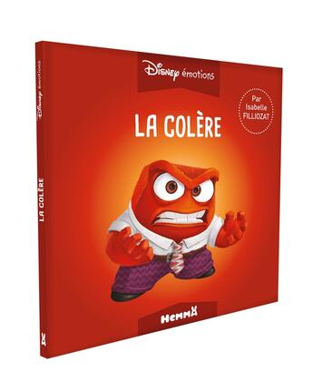 Couverture du livre « Disney emotions la colere (vice-versa) » de Isabelle Filliozat aux éditions Hemma