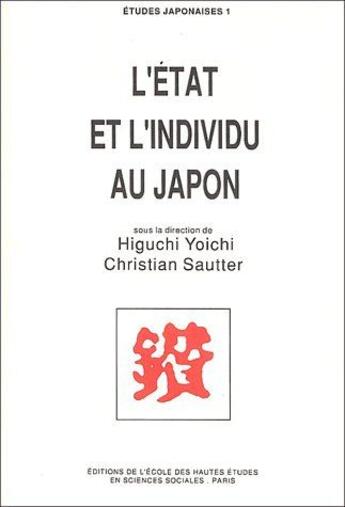 Couverture du livre « L'état et l'individu » de Sautier H aux éditions Ehess