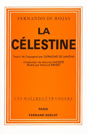 Couverture du livre « La Célestine » de Fernando De Rojas aux éditions Nel