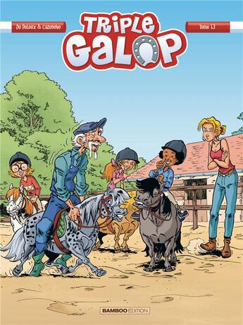 Couverture du livre « Triple galop Tome 13 » de Christophe Cazenove et Benoit Du Peloux aux éditions Bamboo