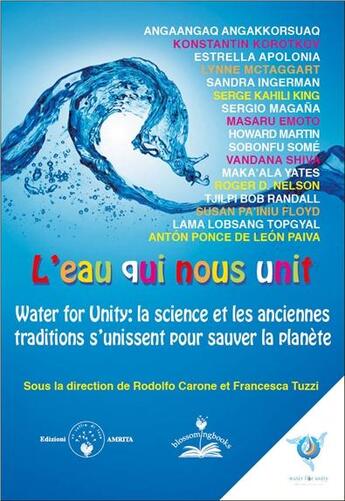 Couverture du livre « L'eau qui nous unit » de  aux éditions Amrita