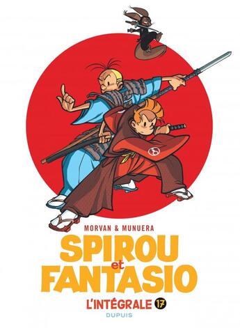 Couverture du livre « Spirou et Fantasio : Intégrale vol.17 : 2004-2008 » de Jean-David Morvan et Munuera aux éditions Dupuis