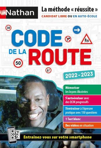 Couverture du livre « Code de la route (édition 2022/2023) » de Thierry Orval aux éditions Nathan