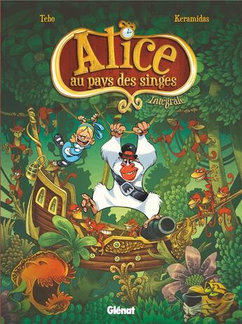 Couverture du livre « Alice au pays des singes : Intégrale Tomes 1 à 3 » de Tébo et Nicolas Keramidas aux éditions Glenat