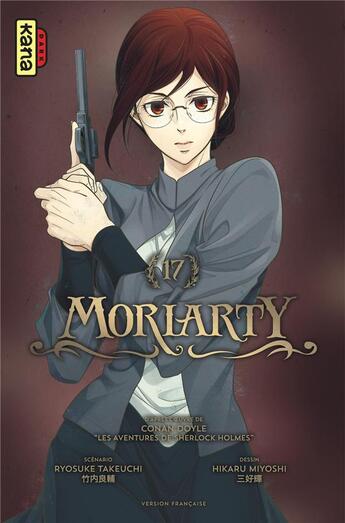 Couverture du livre « Moriarty Tome 17 » de Ryosuke Takeuchi et Hikaru Miyoshi aux éditions Kana