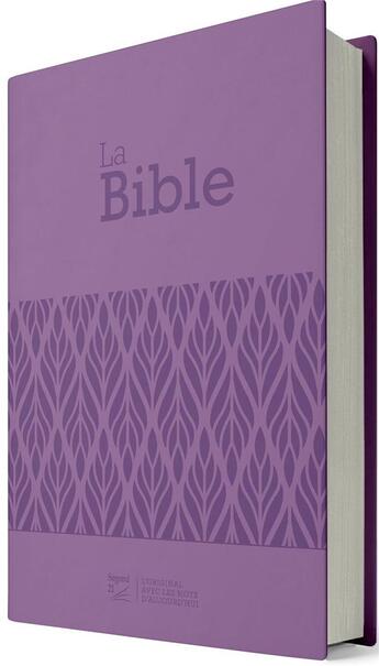 Couverture du livre « Bible souple segond neg vivella violet » de  aux éditions Ste Biblique De Geneve