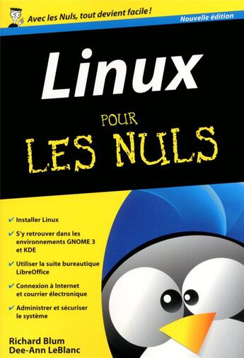 Couverture du livre « Linux pour les nuls » de Richard Blum et Dee-Ann Leblanc aux éditions First Interactive