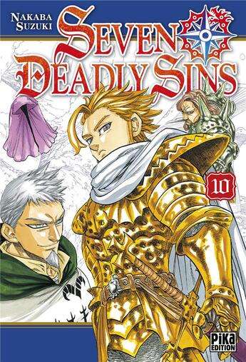 Couverture du livre « Seven Deadly Sins Tome 10 » de Nakaba Suzuki aux éditions Pika