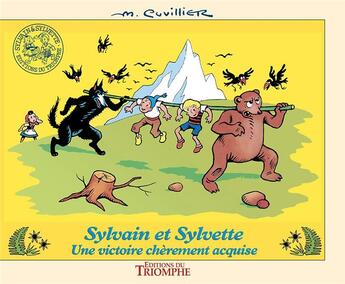 Couverture du livre « Sylvain et Sylvette Tome 18 : une victoire chèrement acquise » de Maurice Cuvillier aux éditions Triomphe