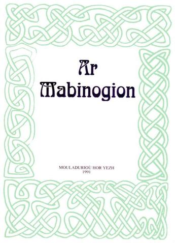 Couverture du livre « Mabinogion » de  aux éditions Mouladuriou Hor Yezh