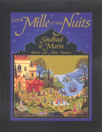 Couverture du livre « Mille et une nuits-sindbad le marin » de Alain Thomas aux éditions Coiffard