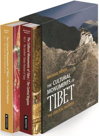 Couverture du livre « The cultural monuments of tibet (coffret 2 vol) » de Henss Michael aux éditions Prestel