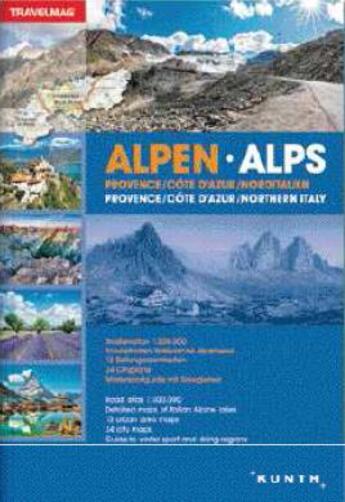 Couverture du livre « Atlas Alpes ; Provence, Côte d'Azur, Italie du Nord » de  aux éditions Kunth