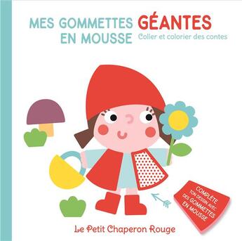 Couverture du livre « Le petit chaperon rouge gommettes geantes » de  aux éditions Editions Tam Tam