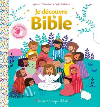 Couverture du livre « Ma première bible ; livre à volets » de Sophie De Mullenheim aux éditions Deux Coqs D'or