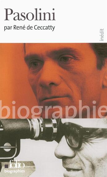 Couverture du livre « Pier Paolo Pasolini » de Rene De Ceccatty aux éditions Folio