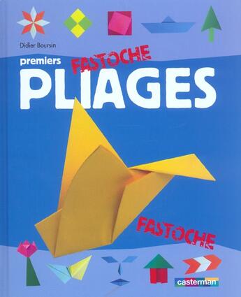 Couverture du livre « Premiers pliages » de Didier Boursin aux éditions Casterman