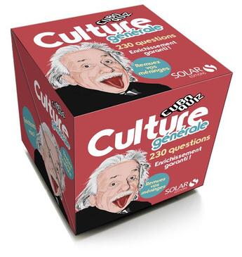 Couverture du livre « CUBOQUIZ ; culture générale » de Eric Mathivet aux éditions Solar