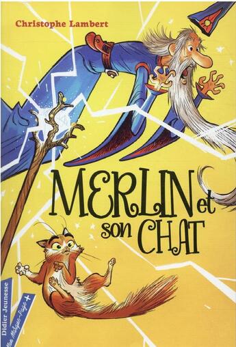 Couverture du livre « Merlin et son chat » de Christophe Lambert aux éditions Didier Jeunesse