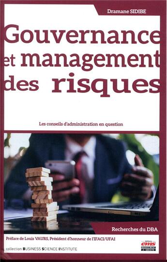 Couverture du livre « Gouvernance et management des risques ; les conseils d'administration en question au Mali » de Sidibe Dramane aux éditions Ems