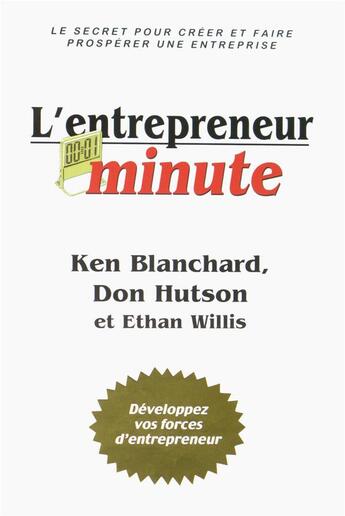 Couverture du livre « L'entrepreneur minute » de Ken Blanchard aux éditions Tresor Cache