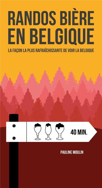 Couverture du livre « Randos bière en Belgique ; la façon la plus rafraîchissante de voir la Belgique » de Pauline Moulin aux éditions Helvetiq