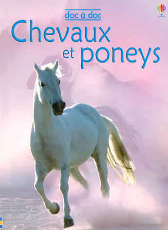 Couverture du livre « Chevaux et poneys » de Milbourne/Gaudenzi aux éditions Usborne