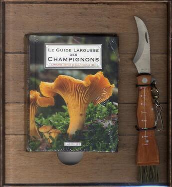 Couverture du livre « Le coffret Larousse des champignons » de Guillaume Eyssartier aux éditions Larousse