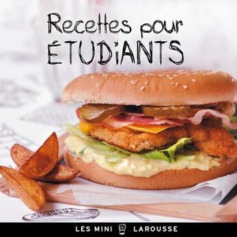 Couverture du livre « Recettes pour étudiants » de Camille Antoine aux éditions Larousse