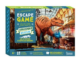 Couverture du livre « Escape game junior - aide les visiteurs a echapper aux dinosaures » de Lebrun/Audrain aux éditions Larousse