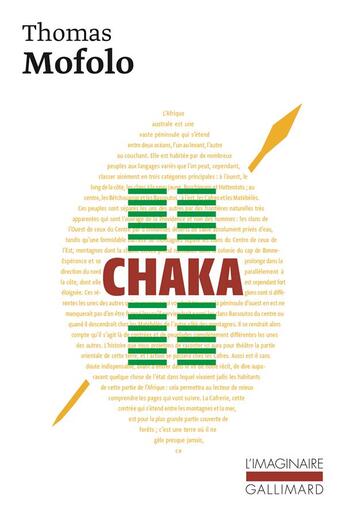 Couverture du livre « Chaka ; une épopée bantoue » de Thomas Mofolo aux éditions Gallimard
