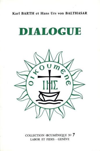 Couverture du livre « Dialogue barth lab » de  aux éditions Labor Et Fides