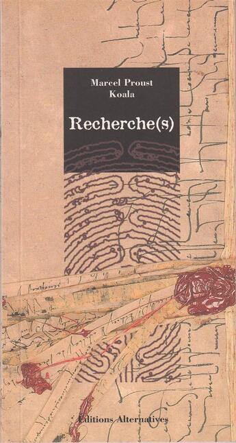 Couverture du livre « Recherche(s) » de Marcel Proust aux éditions Alternatives